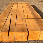 5x Eiken Balken Fijnbezaagd, 200x200mm, Lengte 270cm